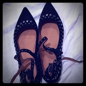 Frye Flat studded shoes